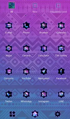 Tribal Galaxy Theme android App screenshot 1